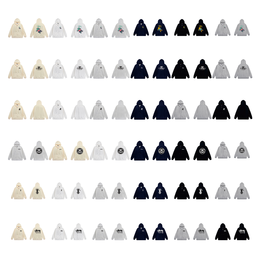 STU hooded sweatshirt collection 4