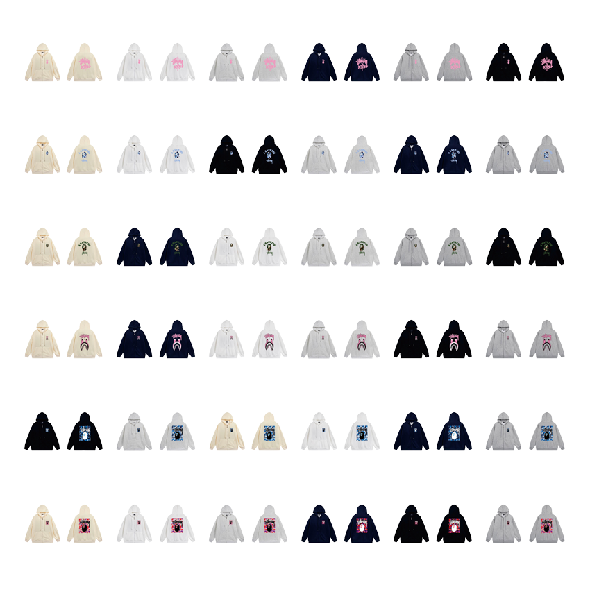 STU hooded sweatshirt collection 8