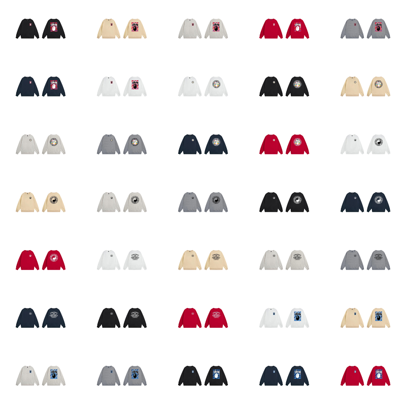 STU hooded sweatshirt collection 14