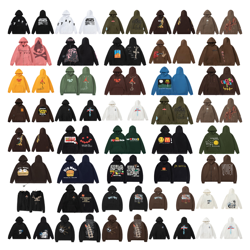 Travis Scott hooded sweatshirt