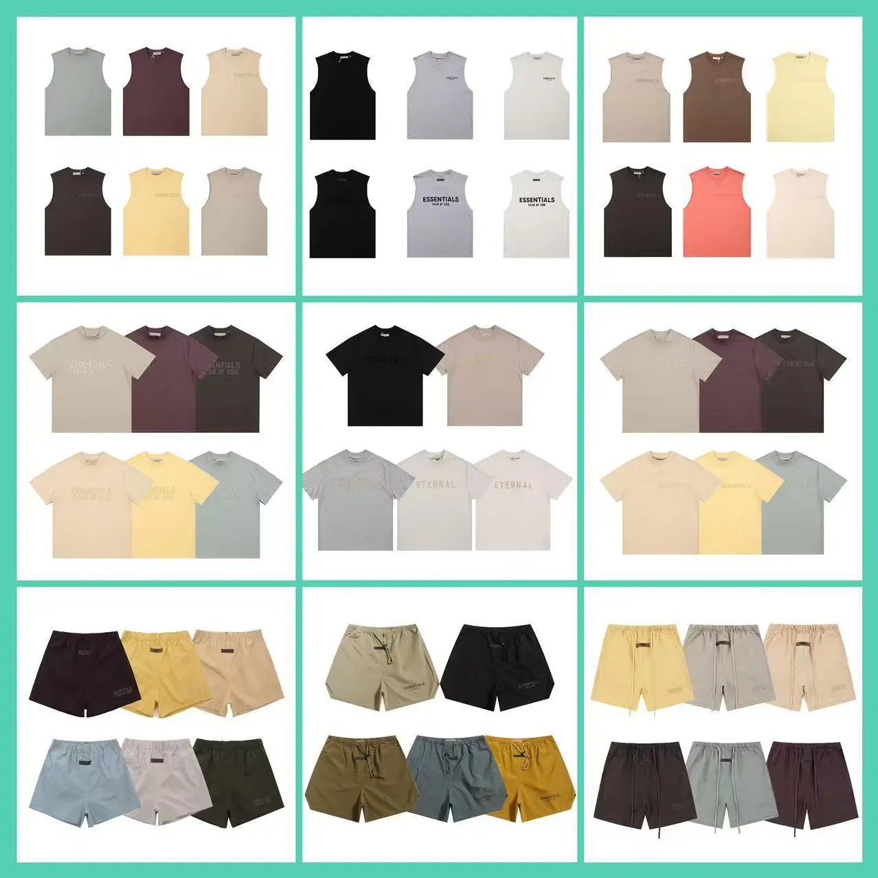High street multi-line letter printing flocking offset printing loose round neck short-sleeved men's and women's T-shirts