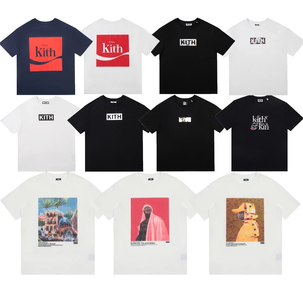 Short-sleeved loose round neck men's and women's couple T-shirts