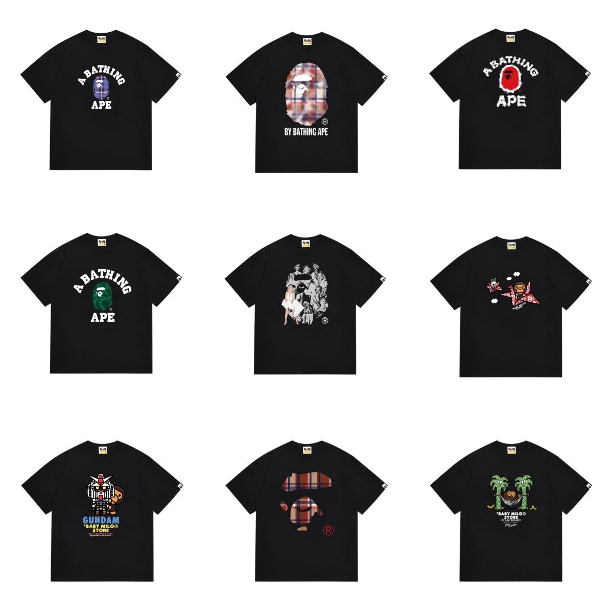 Camouflage Phantom Animal Print Men's and Women's Youth Short Sleeves