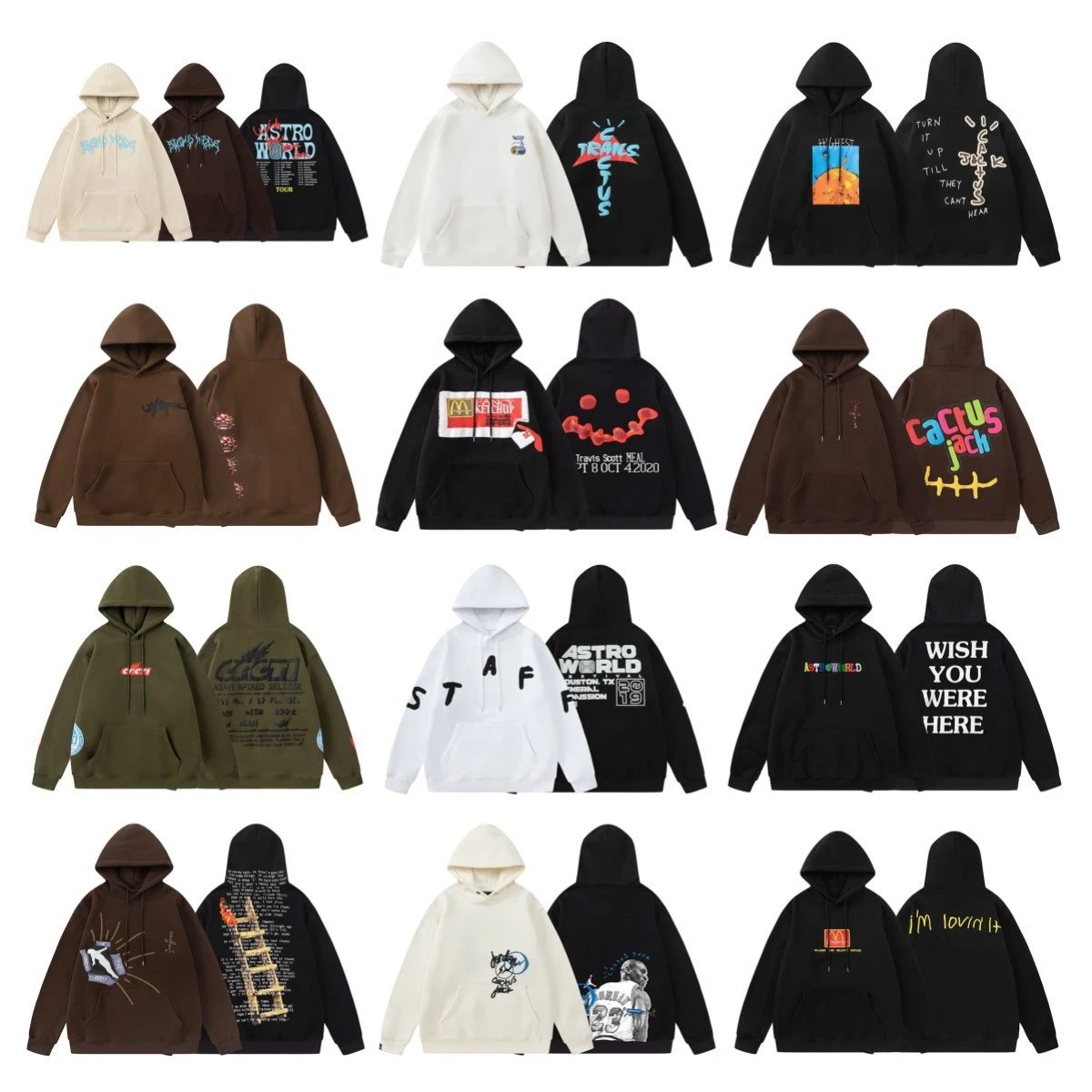 Casual men's and women's couples' fleece hooded sweatshirts