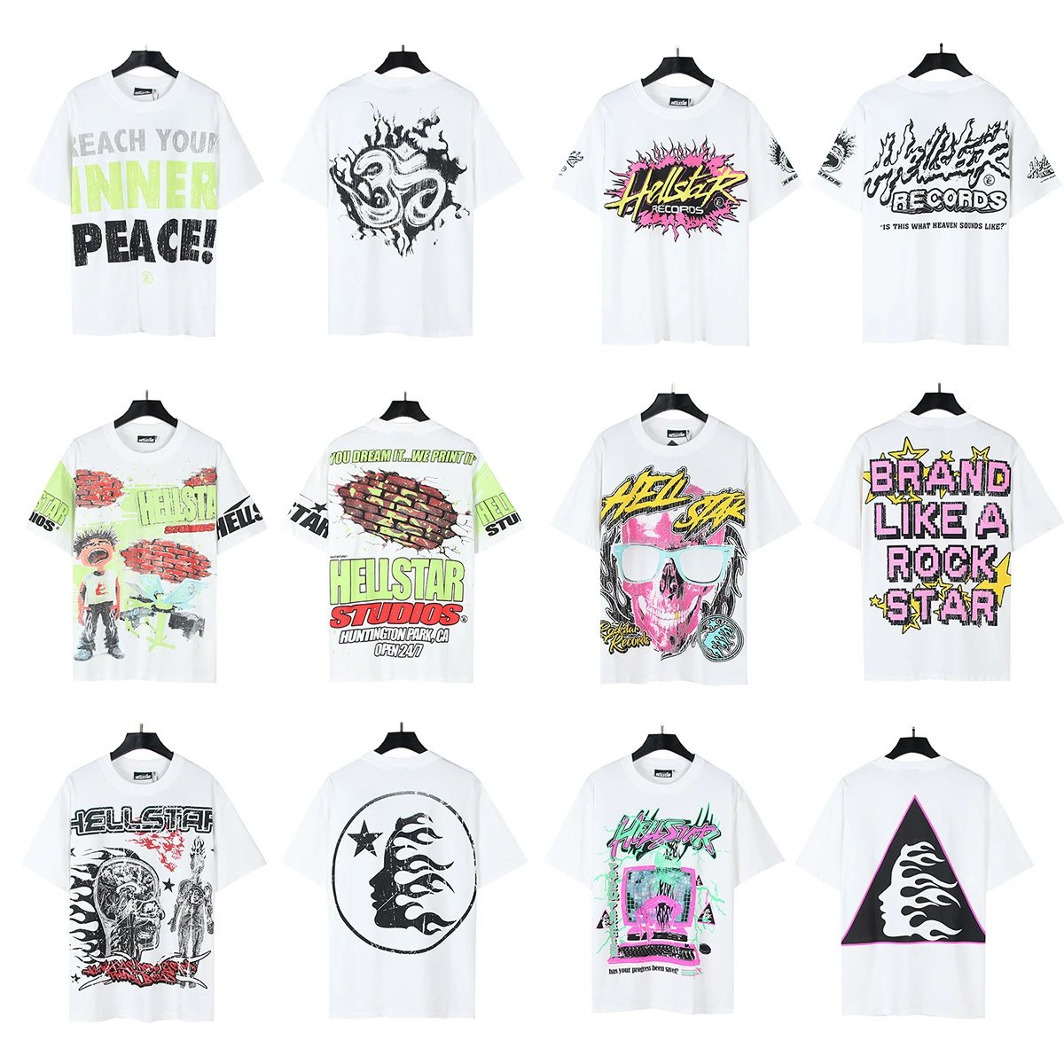 European and American men and women couple clothing large size loose pullover short-sleeved T-shirt for teenagers
