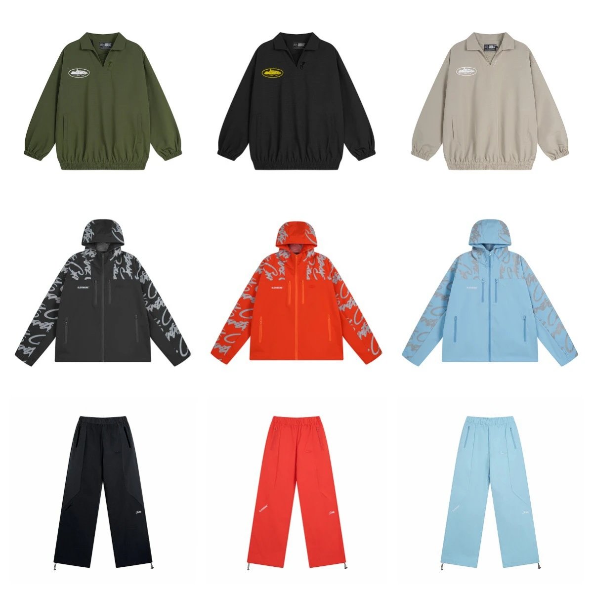 Jackets loose men's and women's hooded jackets