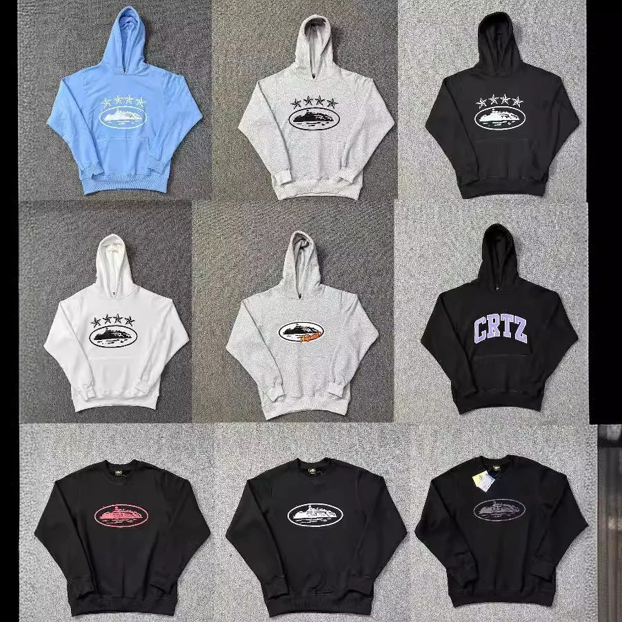 Hooded sweatshirt, men's and women's high street trendy sweatshirt, leggings and sweatpants suit, trendy