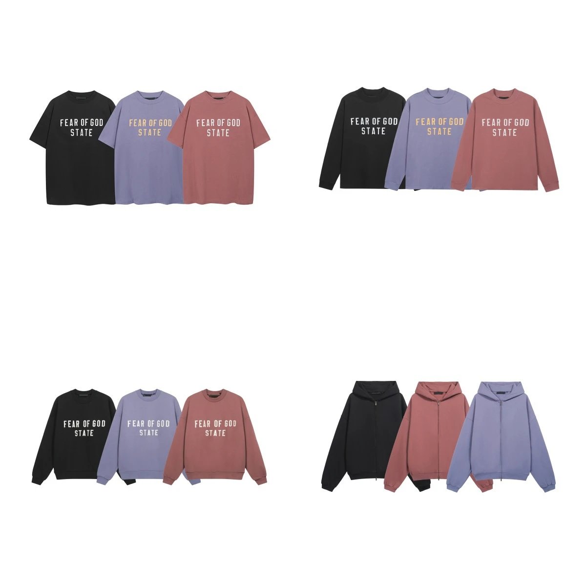Men's and women's trendy round neck loose short-sleeved T-shirts