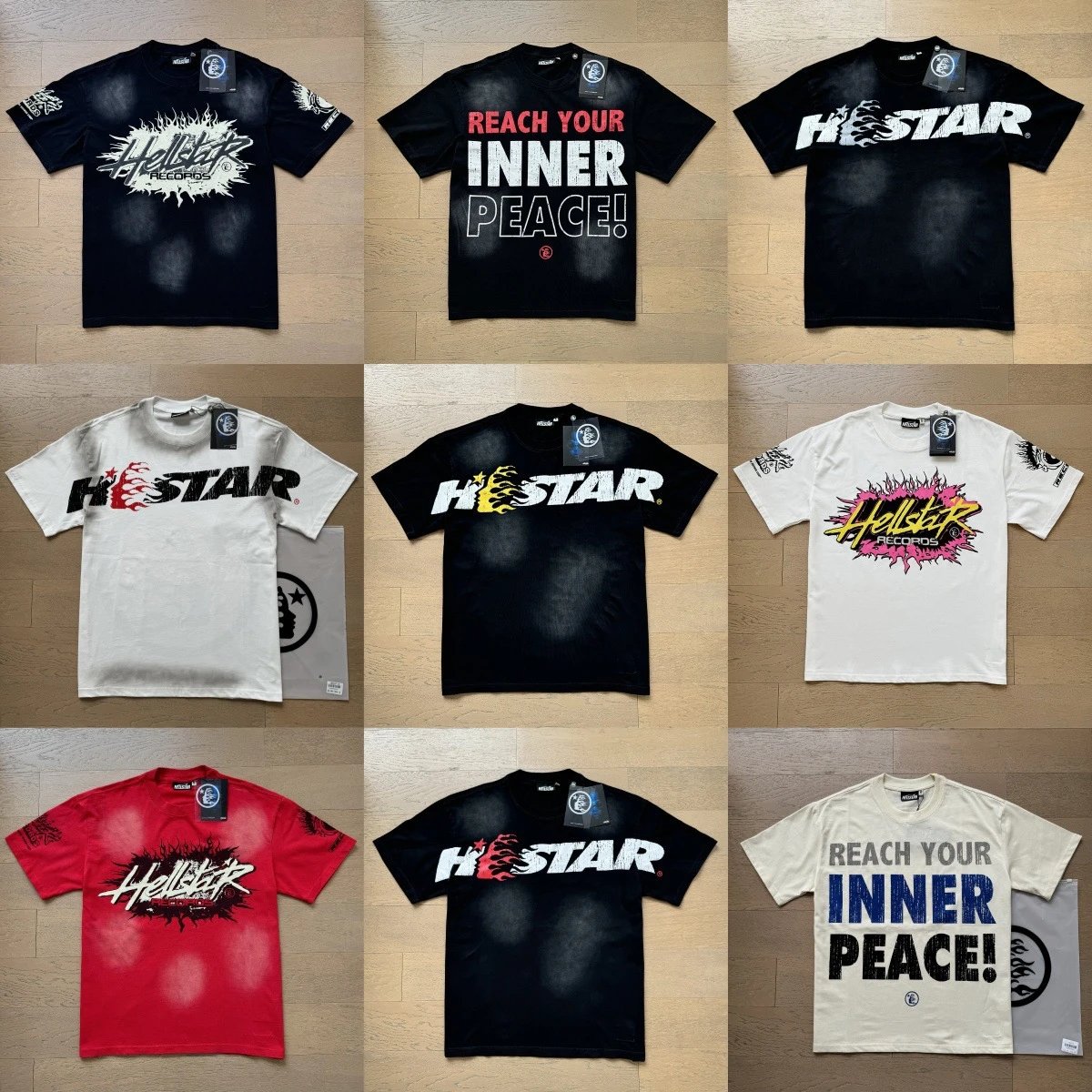 Loose large size short-sleeved youth street T-shirts for men and women