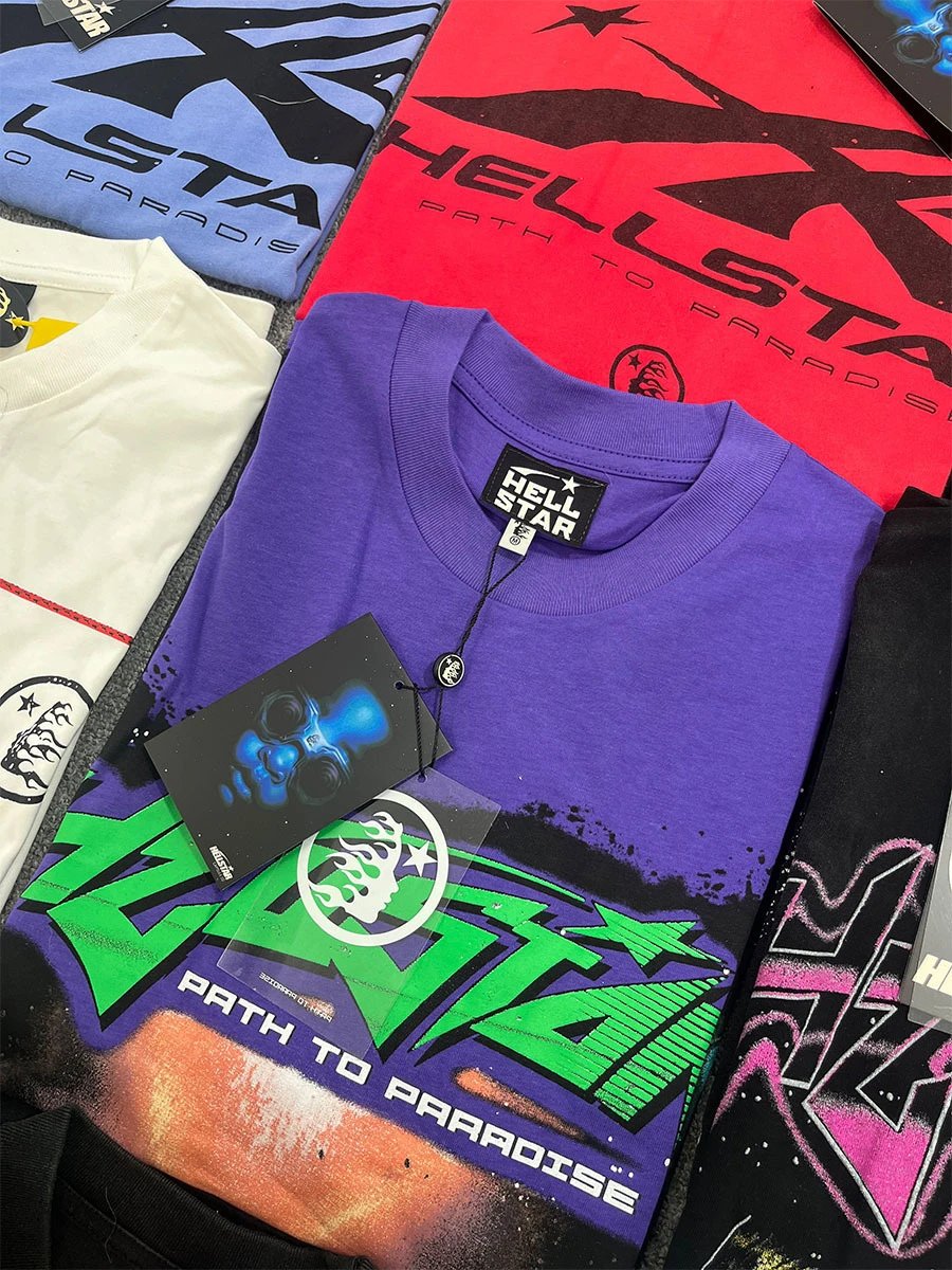 Men's and women's short-sleeved T-shirts washed and distressed half-sleeved