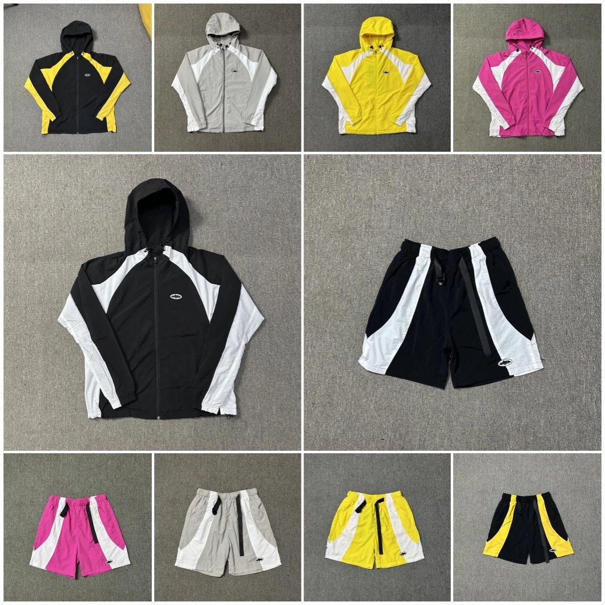 Jackets, thin jackets, sports shorts, loose casual suits for men and women