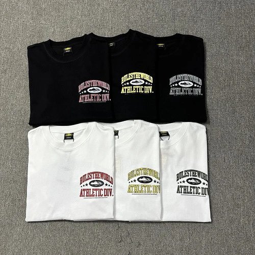 Street high street men's and women's casual short-sleeved T-shirts and half-sleeves trendy