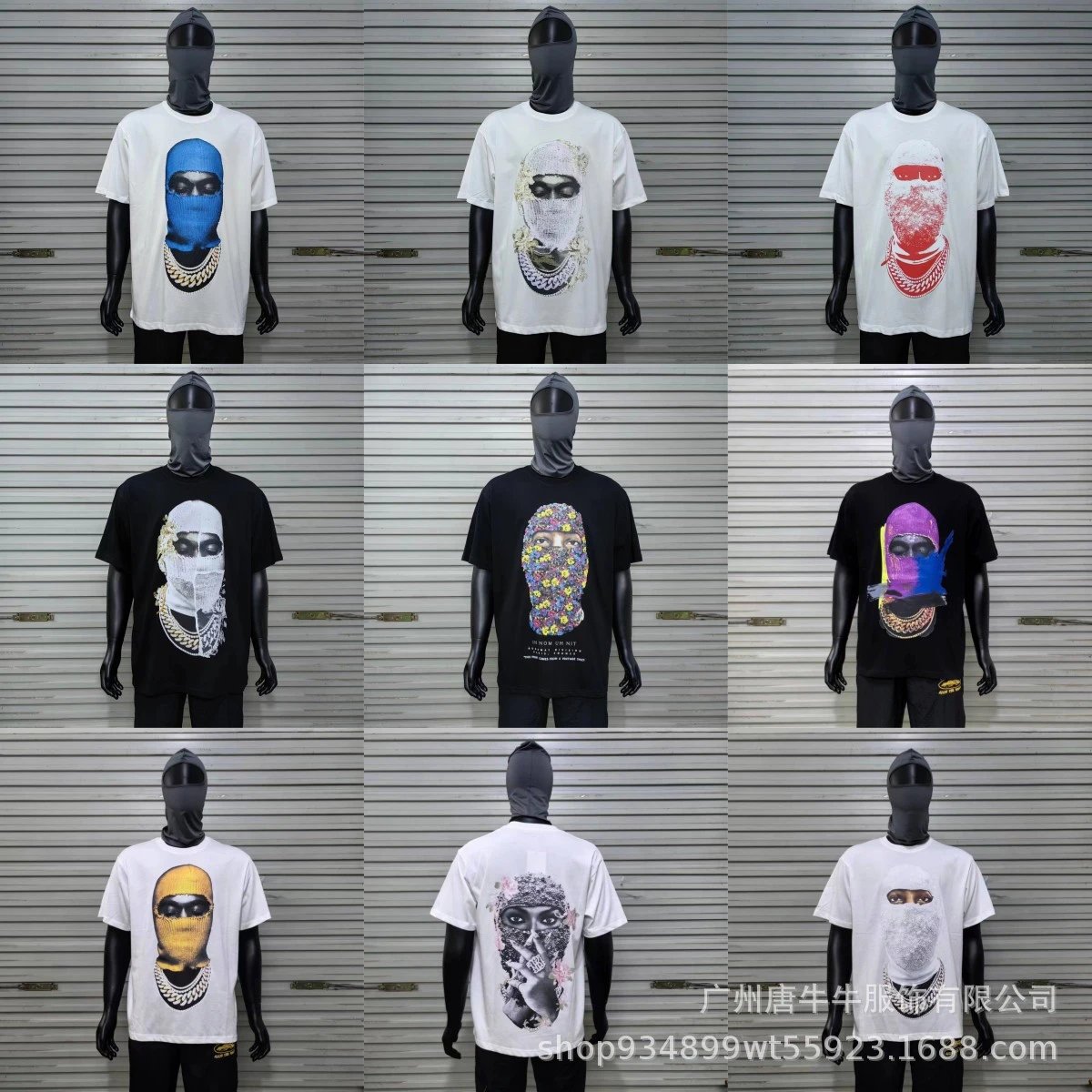 Couple clothing for men and women, large size loose pearl men's short-sleeved T-shirt for teenagers