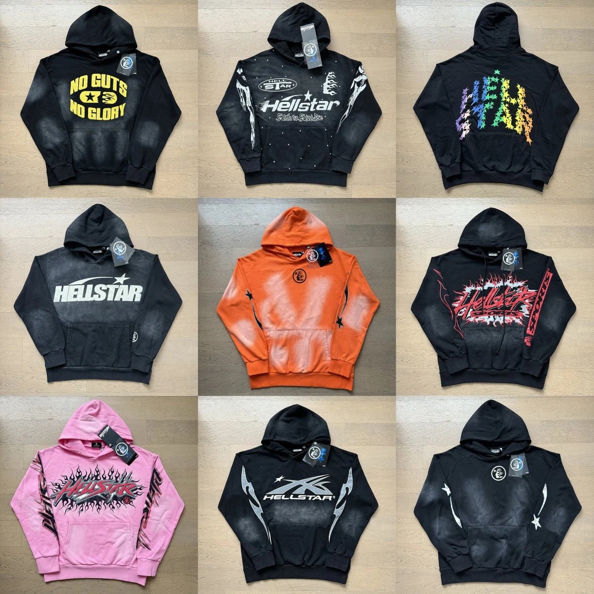 Washed and distressed hoodies for men and women, teenagers and couples sweatshirts