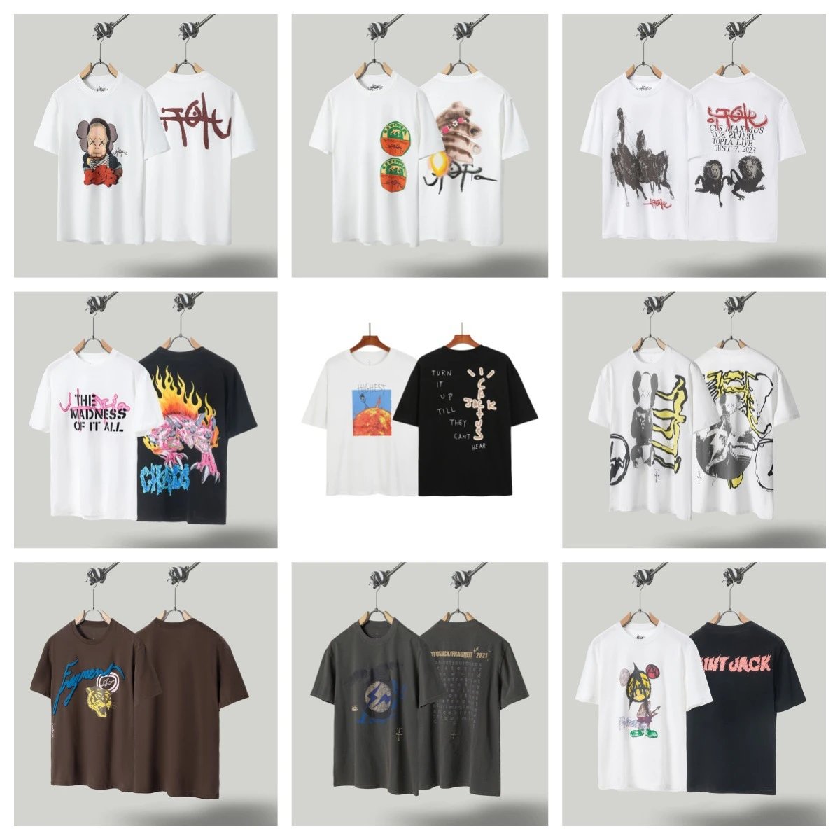 Summer short-sleeved T-shirts for men and women