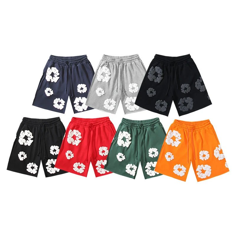 foam printed shorts