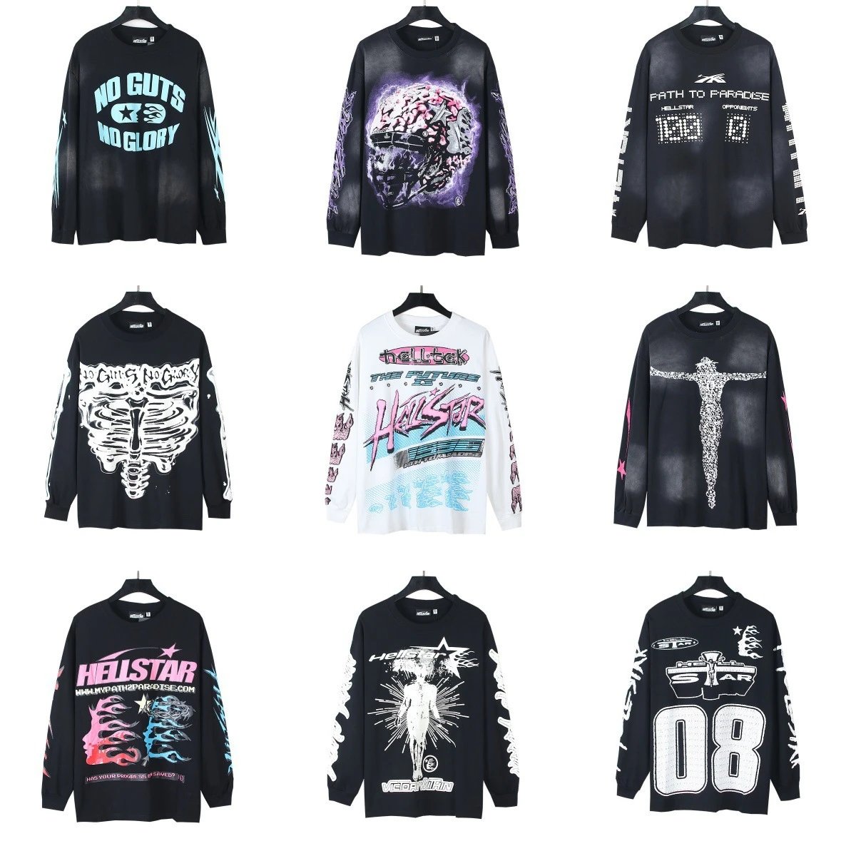 Couple clothing for men and women, large size loose pullover long-sleeved T-shirt for teenagers
