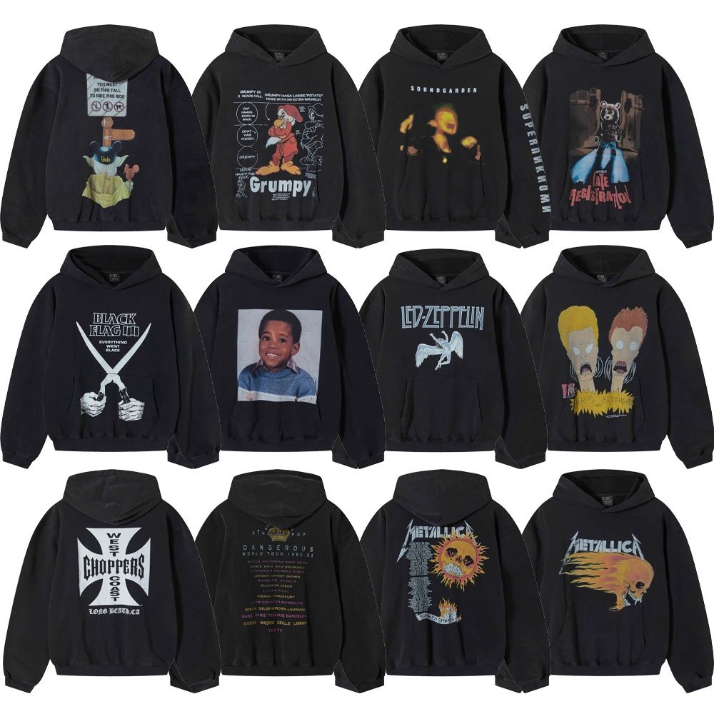 men's terry hooded sweatshirt